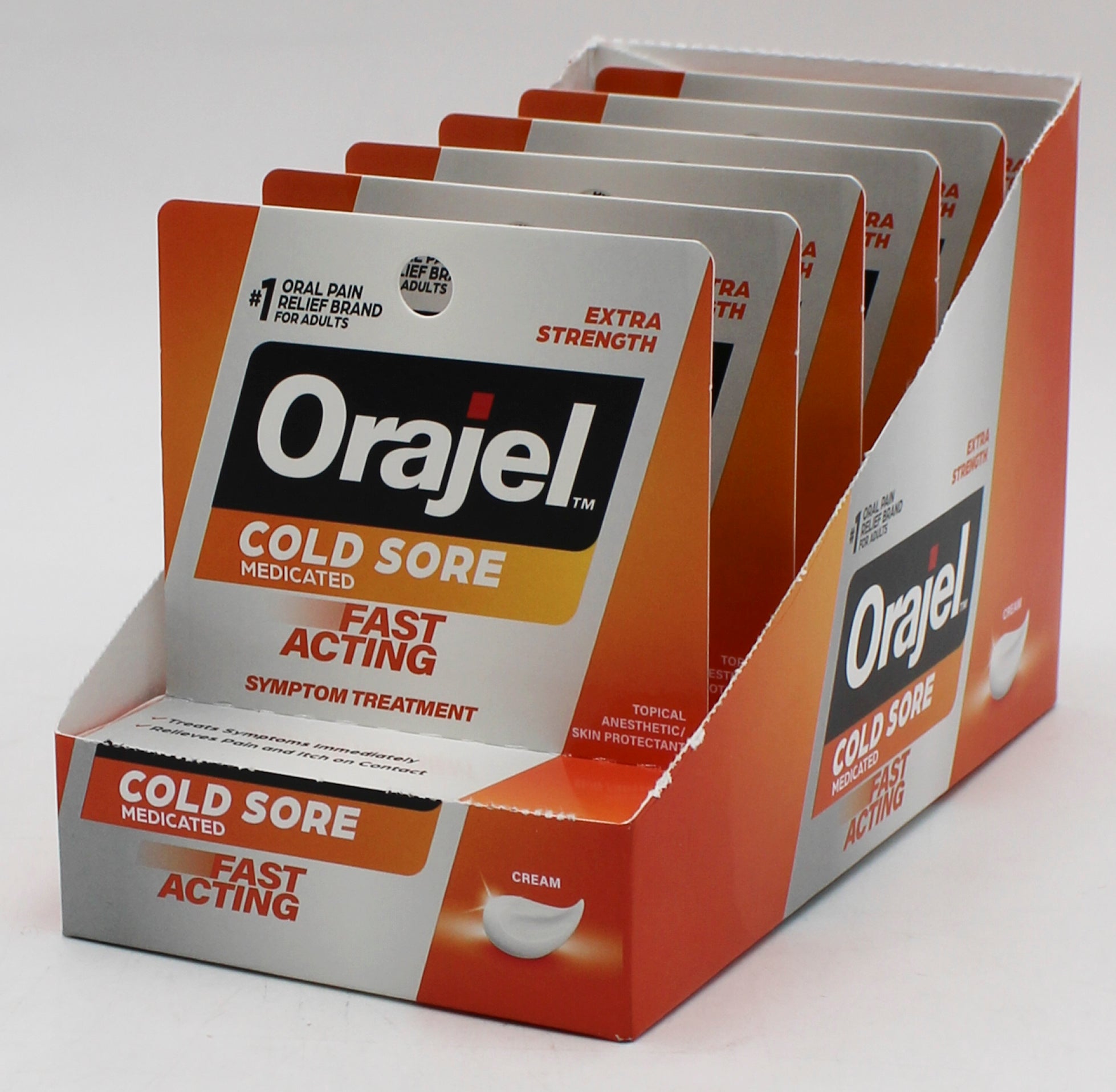 ORAJEL FAST ACTING COLD SORE CREAM .125oz EXP 11/2027