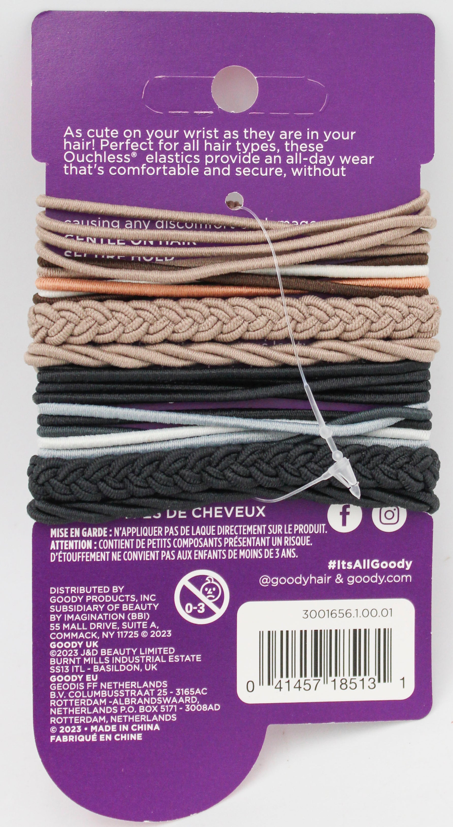 GOODY ELASTICS BRACELET-8 CT NI