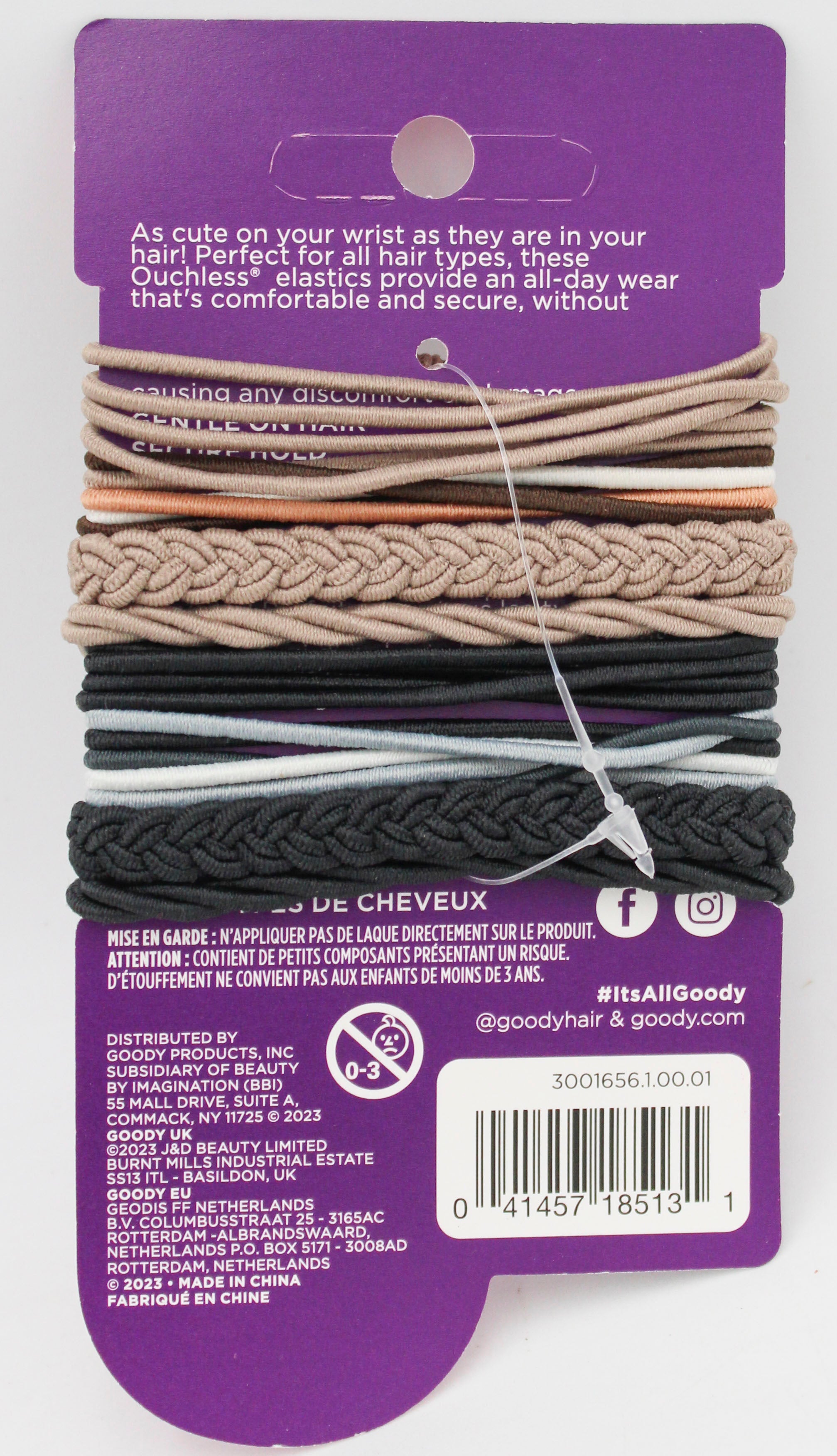 GOODY ELASTICS BRACELET-8 CT NI