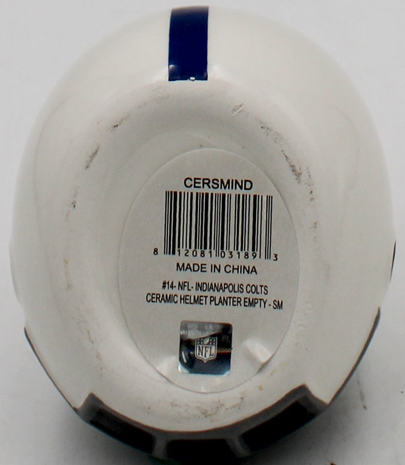 INDIANAPOLIS COLTS SMALL CERAMIC HELMET