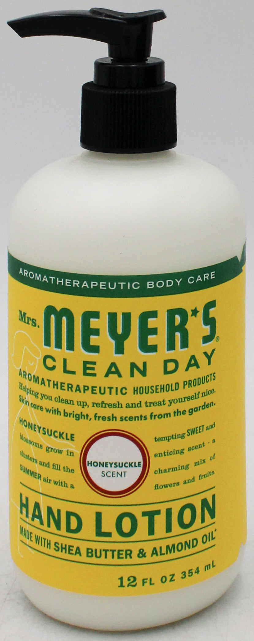 SP MRS MEYERS HAND LOTION 12oz HONEYSUCKLE