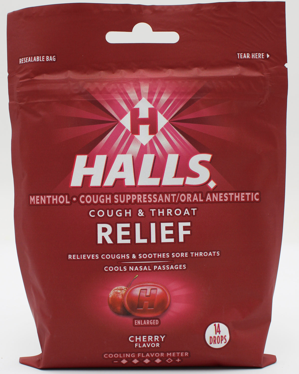 14PC HALLS CHERRY BAG 14 PC EXP 6/21/27