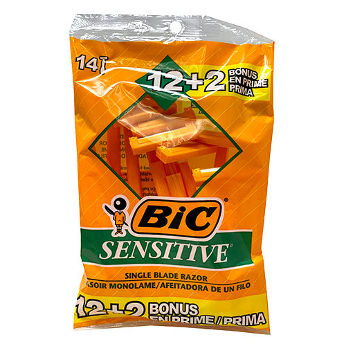 BIC DSPSBLE SHAVER 12CT+2-SENSTVE