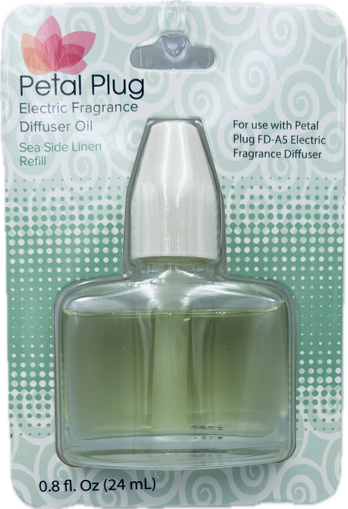 Petal Plug Refill Electric Diffuser Oil Sea Side Linen 0.8oz
