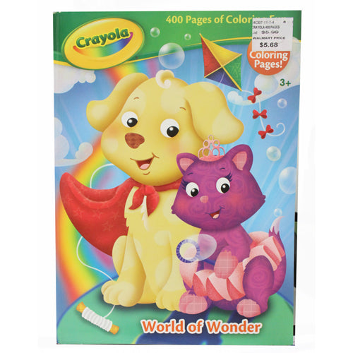 SP CRAYOLA COLORING BOOK 400PG PP$5.99