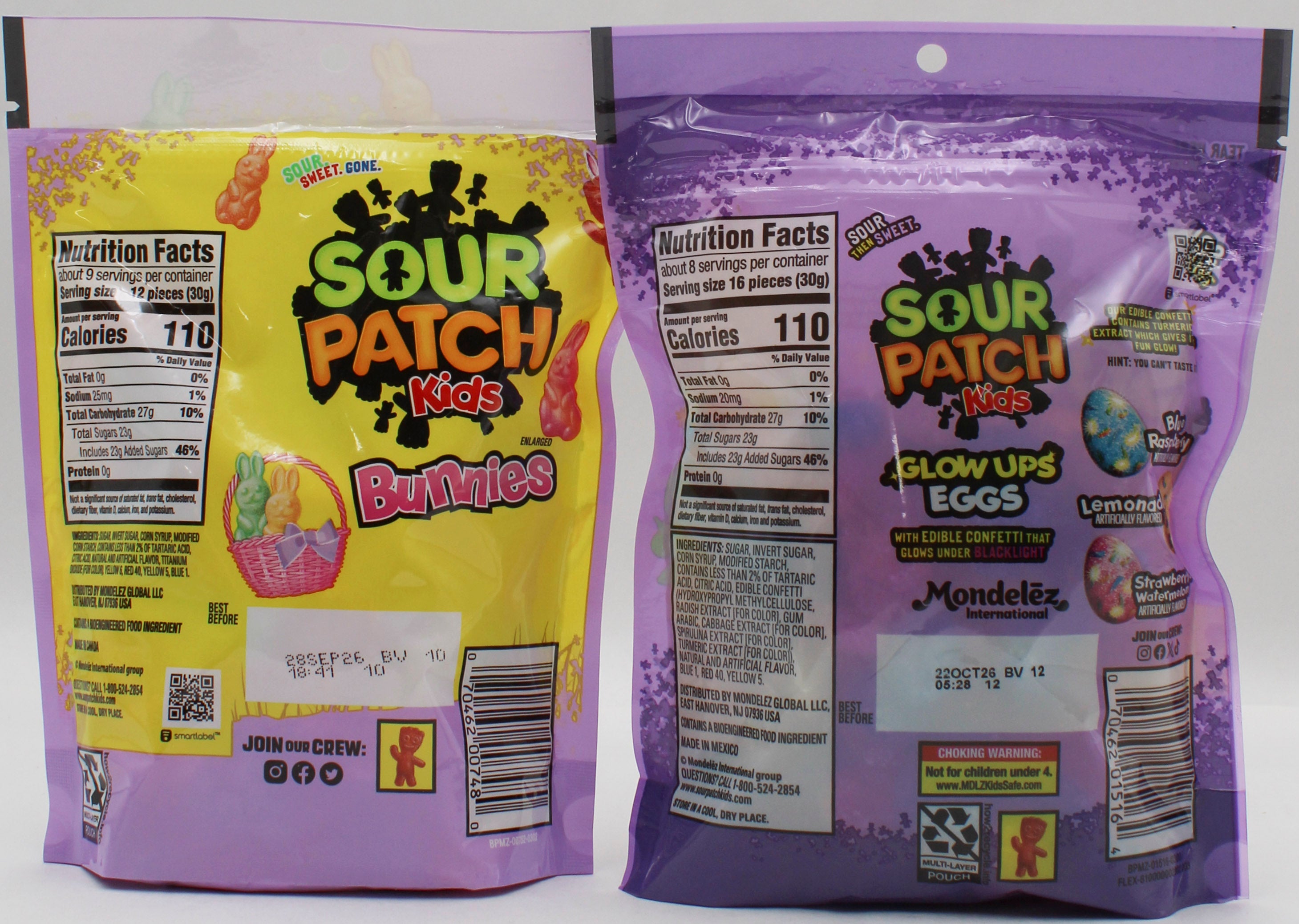 SOUR PATCH KIDS EASTER GLOWUPS BB 9/28/26