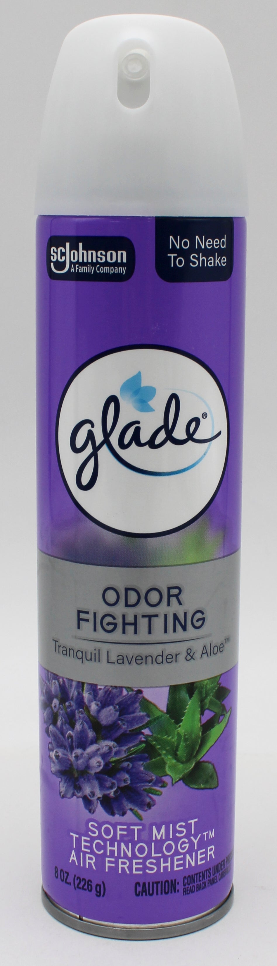 GLADE AEROSOL SPRAY TRANQUIL LAVENDER & ALOE 8oz US
