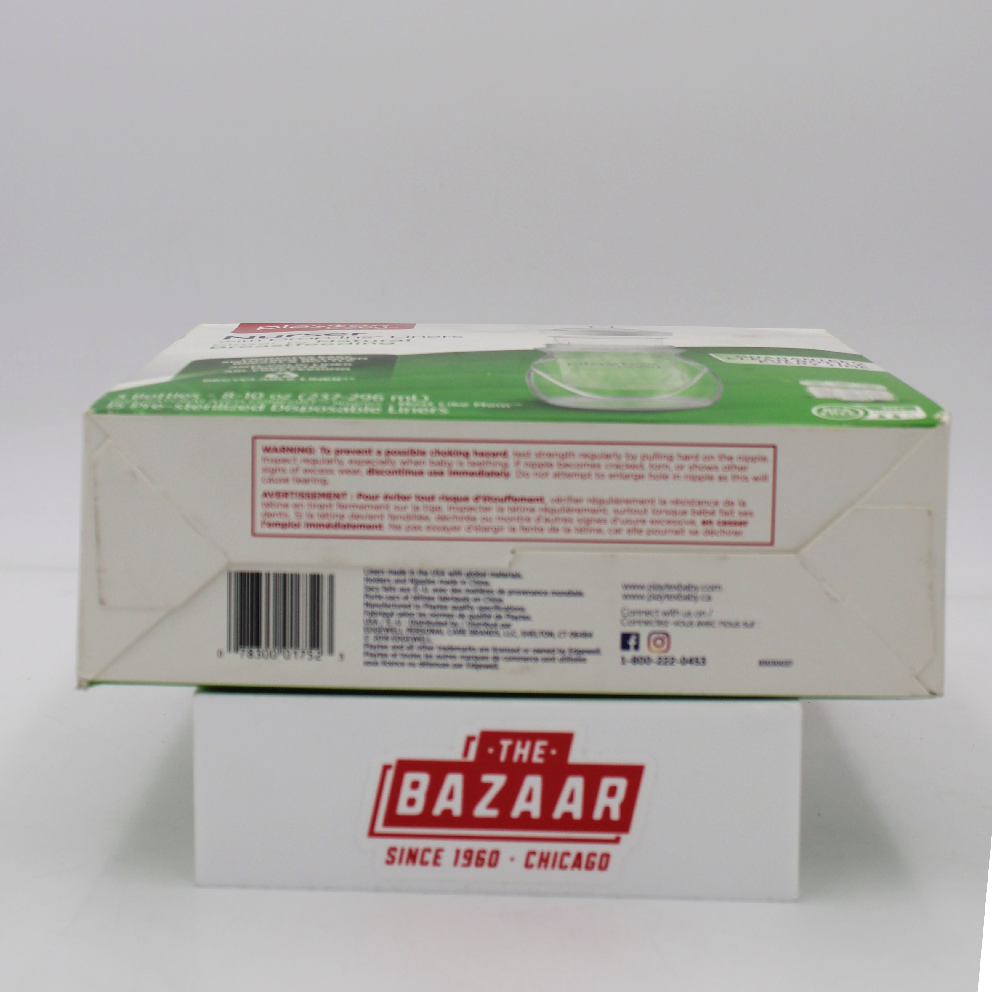 SP PLAYTEX NURSER W/ DROP-INS LINERS 3BOTTLES 8-10oz NI