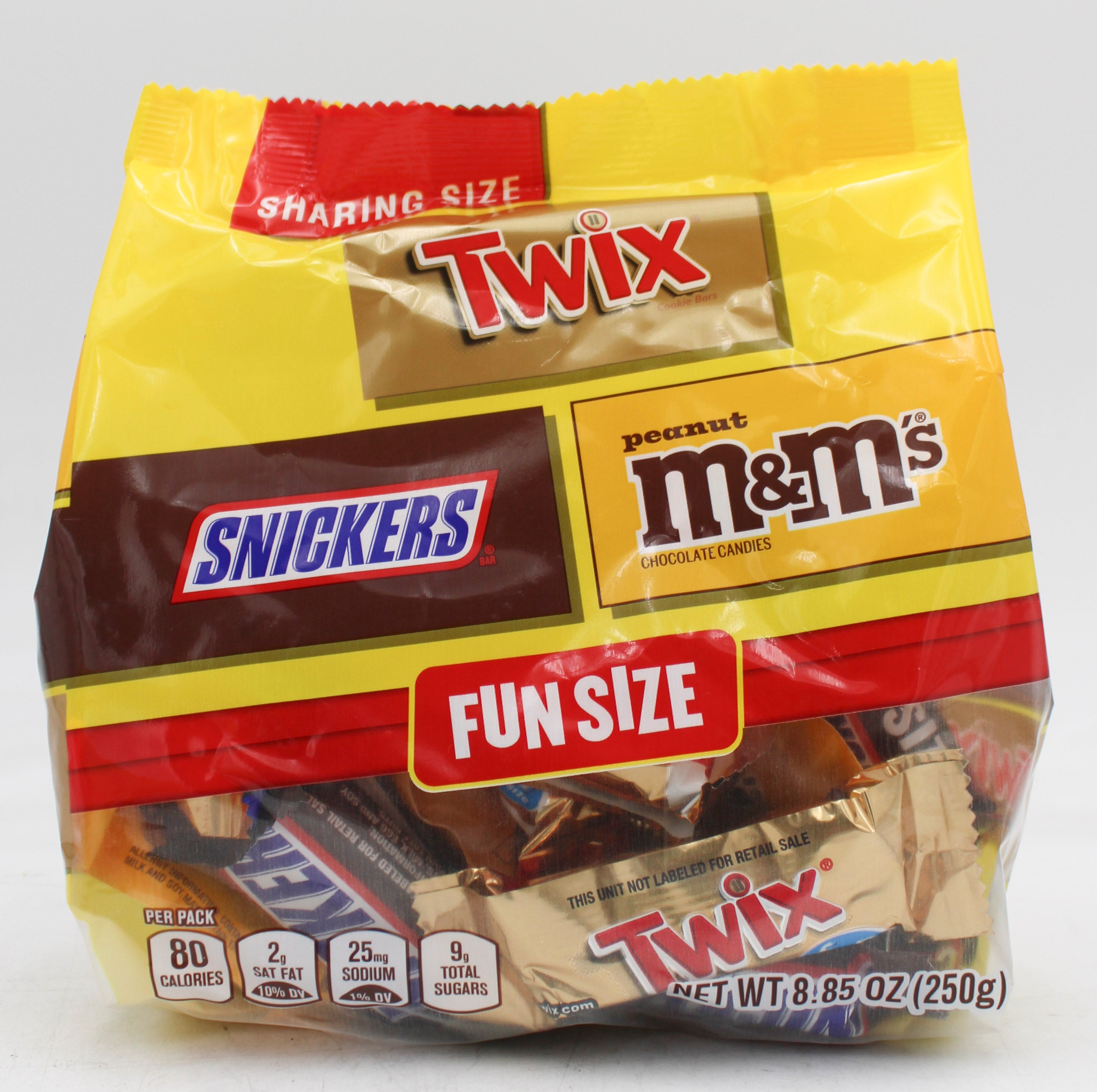 MARS MIXED CHOCOLATE FUN SIZE VARIETY BAG  8.85 Oz BB 1/31/26