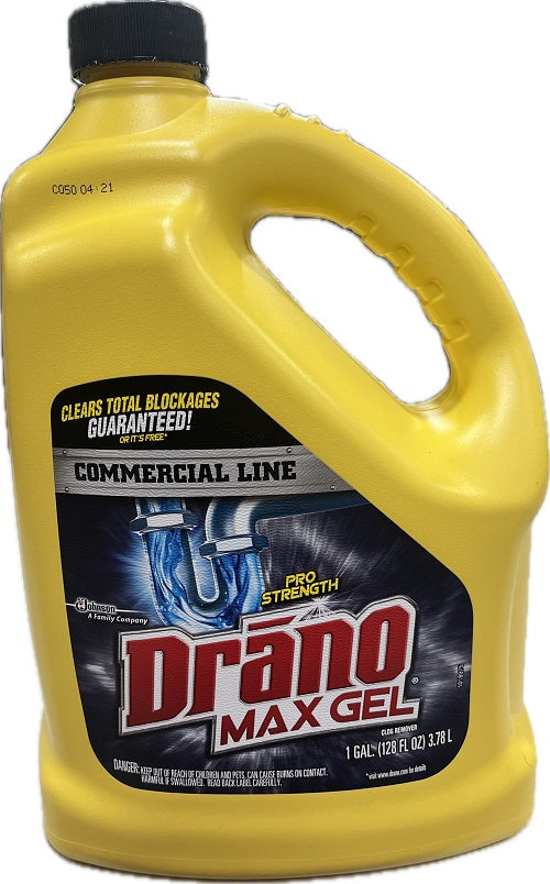 SP DRANO MAX GEL COMMERCIAL LINE 128oz