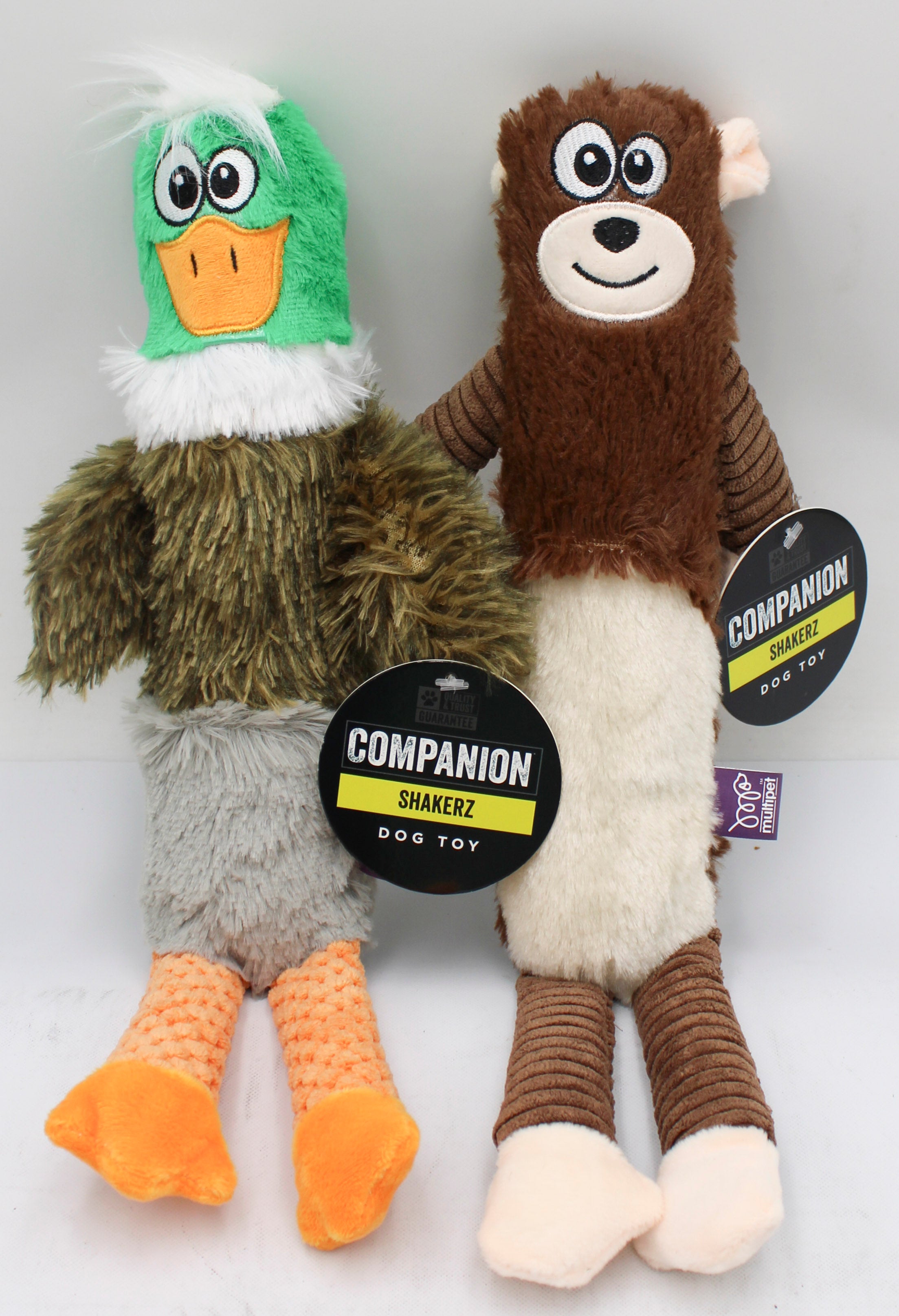 COMPANION 15" SHAKERZ PLUSH DOG TOY W/SQUEAKER