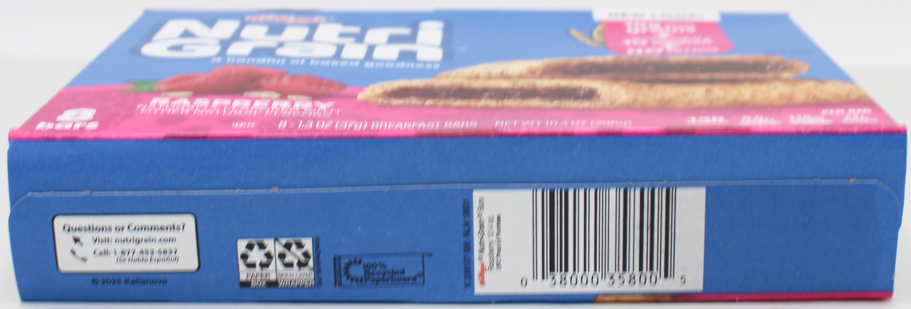 Nutri-Grain Raspberry Bar 8-Pack 10.4oz Wholesale