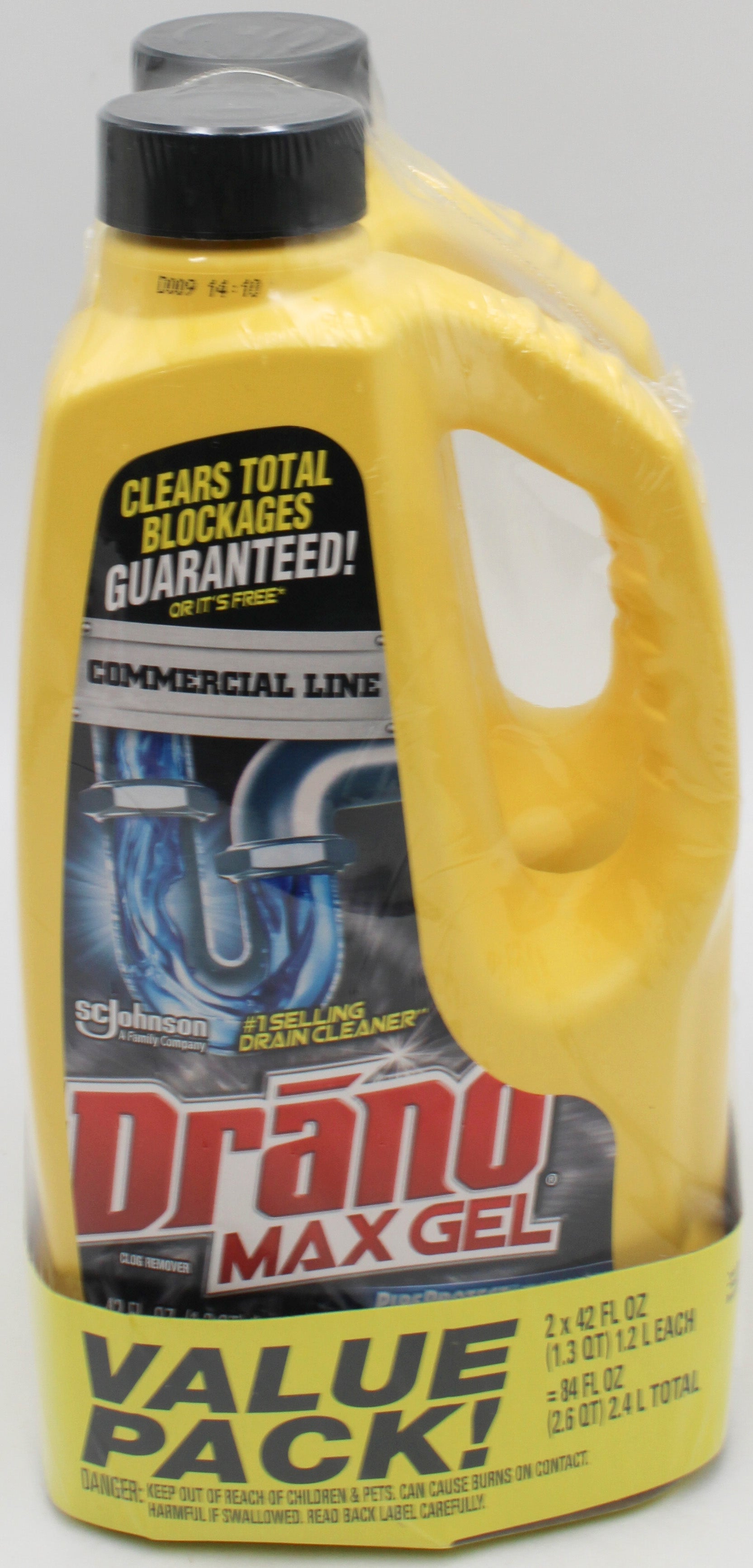 SP DRANO MAX GEL 2 PACK 42 OZ