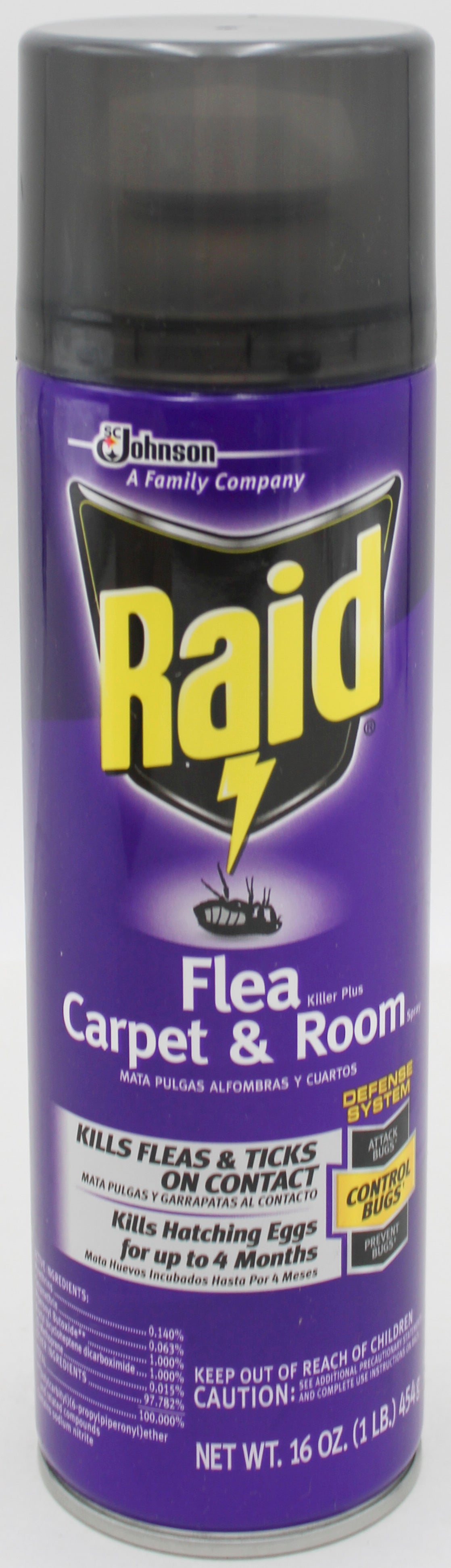 RAID FLEA KILLER PLUS CARPET & ROOM SPRAY 16oz US