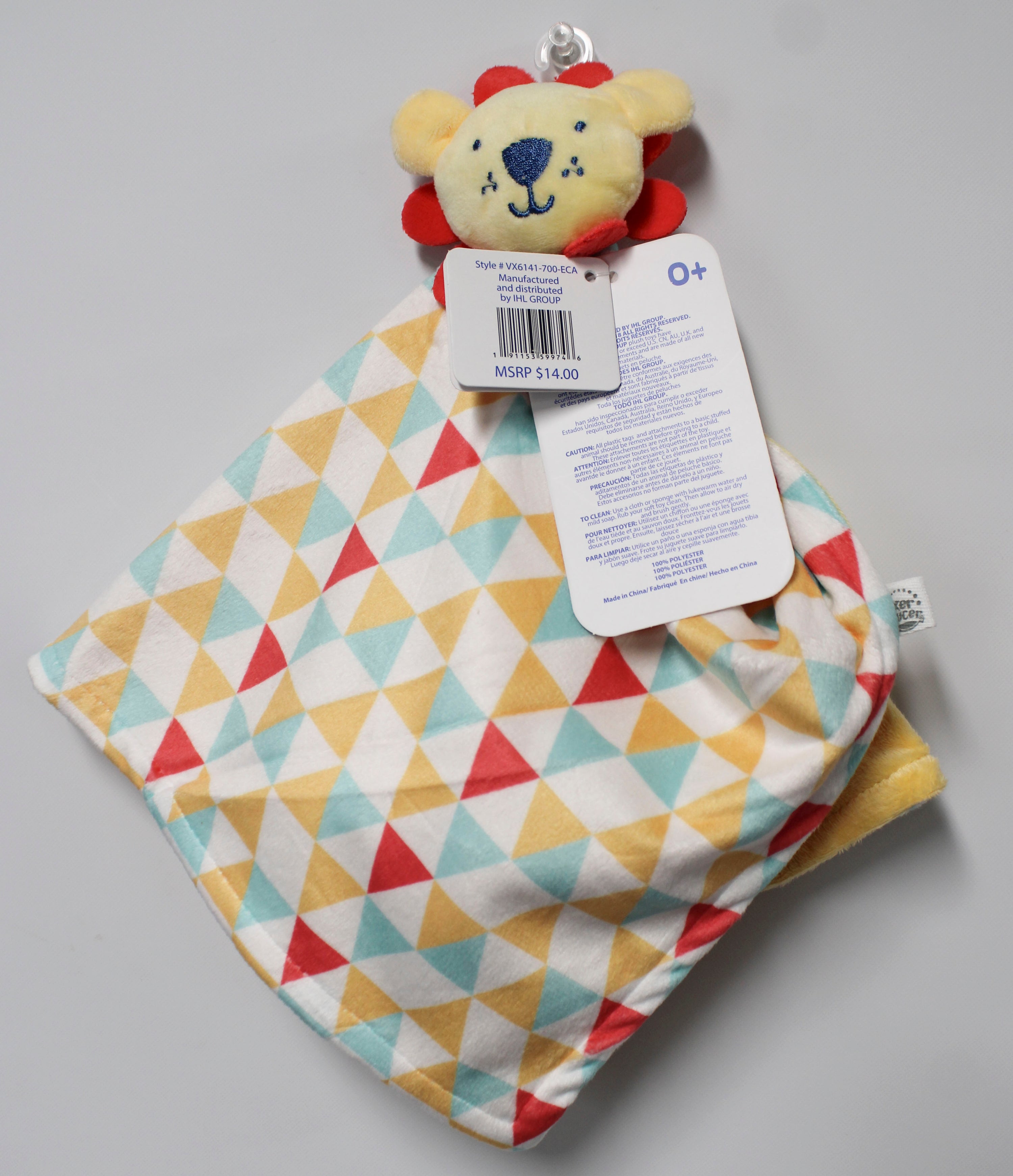 Baby Blankey Lion Plush Comforter for Infants - Wholesale