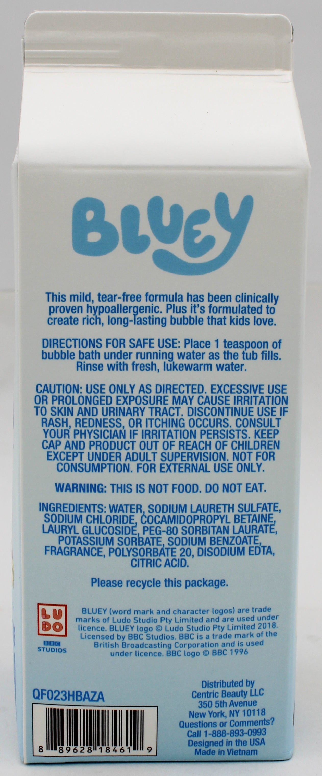 BLUEY 24OZ. BUBBLE BATH NI