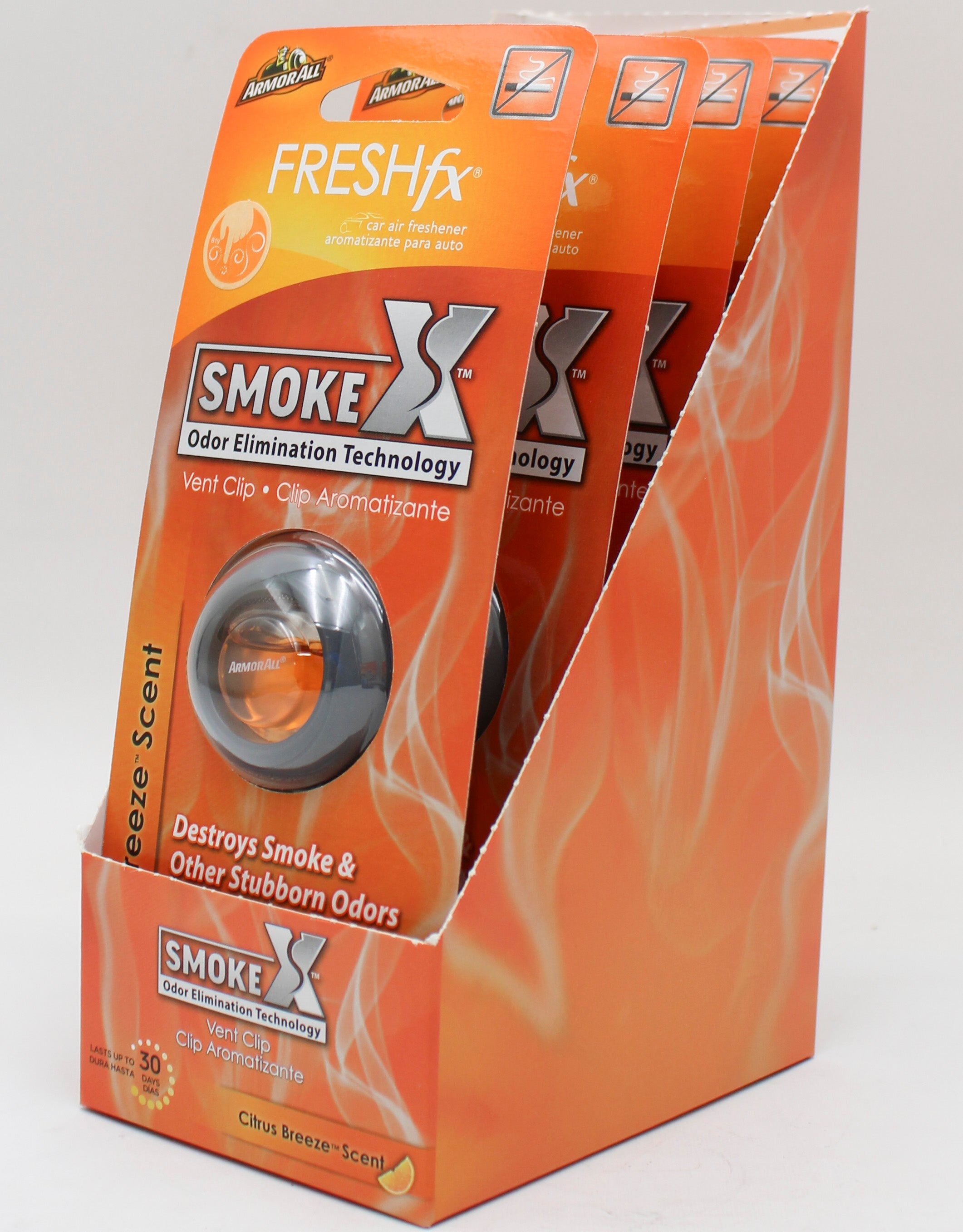 ARMOR ALL FRESH FX 1-PACK VENT CLIP CAR AIR FRESHENER IN THE CITRUS BREEZE SCENT