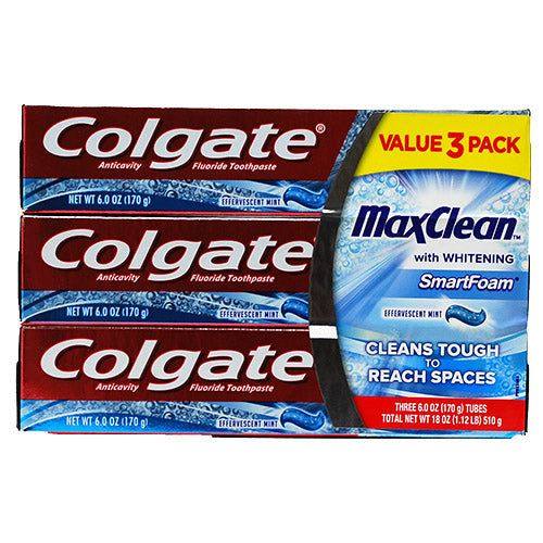 SMRTFOAM T/PSTE 6oz/3PK(9/22)MNT/NI