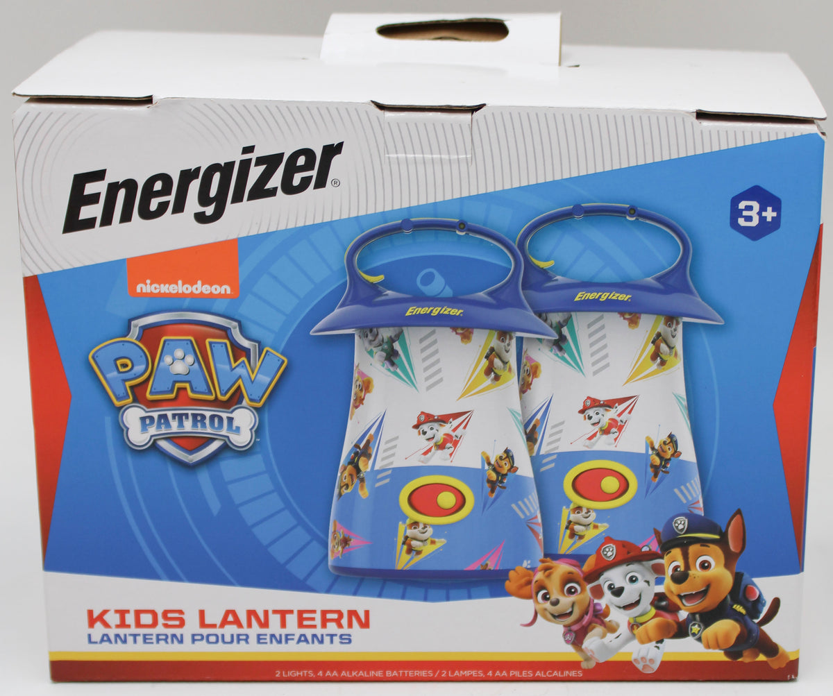 ENERGIZER PAW PATROL LANTERNS 2 PACK BATTERIES  INCLUDED