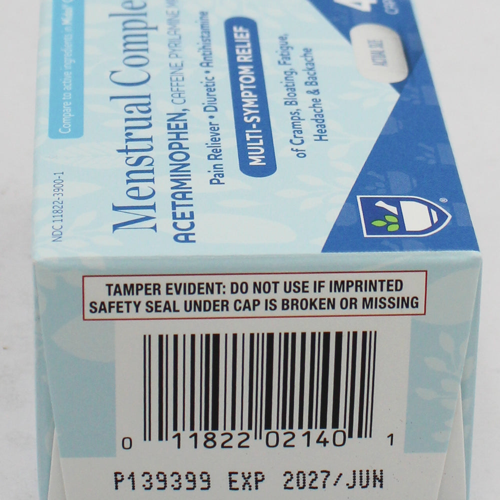 RITE AID MULTI SYMPTOM MENSTRUAL RELIEF CAPLETS 40ct EXP 6/15/2027 COMPARES TO Midol Complete