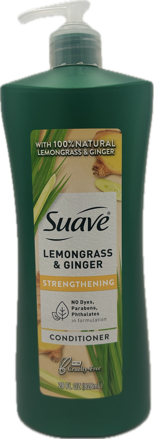 SUAVE CONDITIONER STRENGTHENING 28ozPUMP LEMONGRASS&GINGER