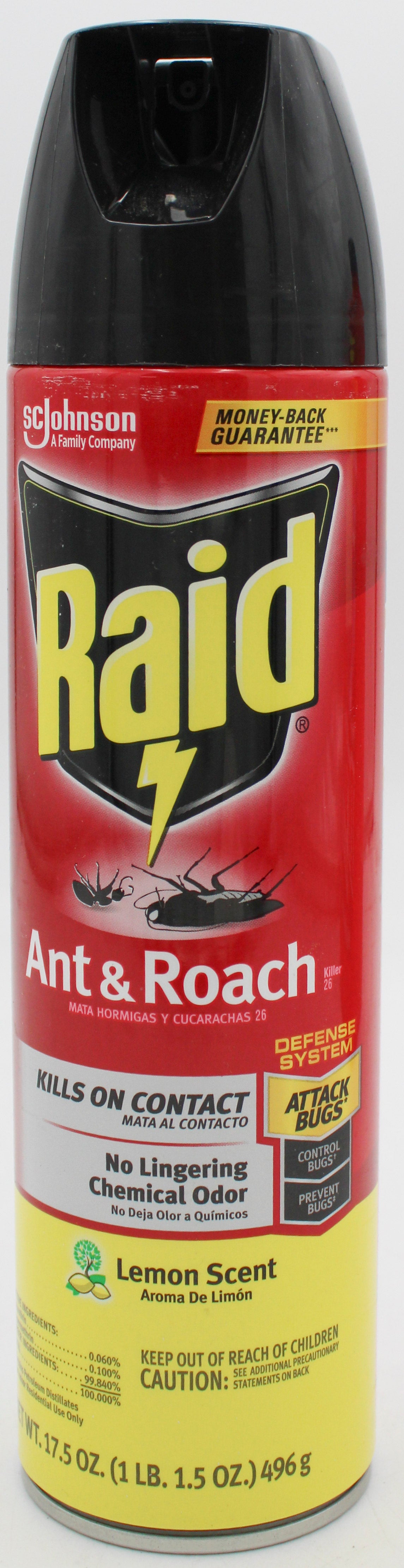 SP RAID ANT/ROACH 17.5oz-LEMON SCENT.