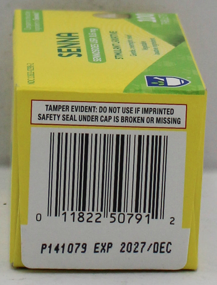 RITE AID SENNA LAXATIVE TABLETS 100ct EXP 12/15/2027