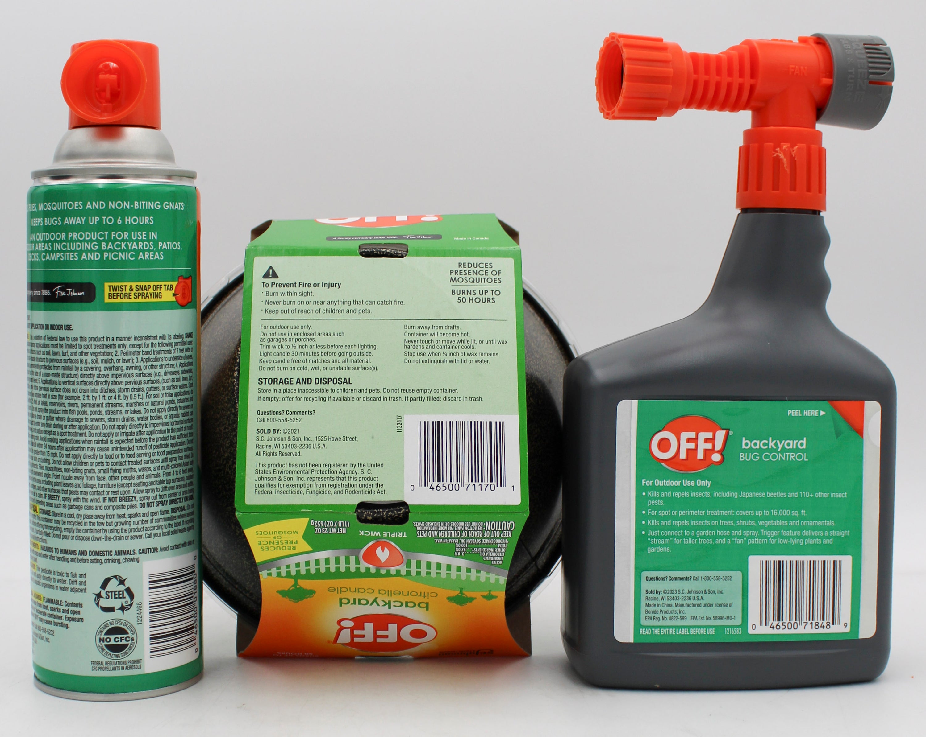 OFF BACKYARD PERIMETER/FOGGER/CANDLE MIXED HALF PALLET