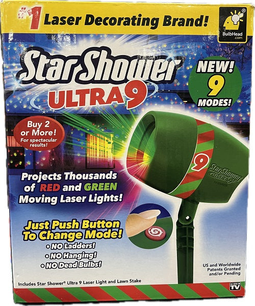 SP BULBHEAD STARSHOWER ULTRA9 OUTDOOR LASER LIGHT NI