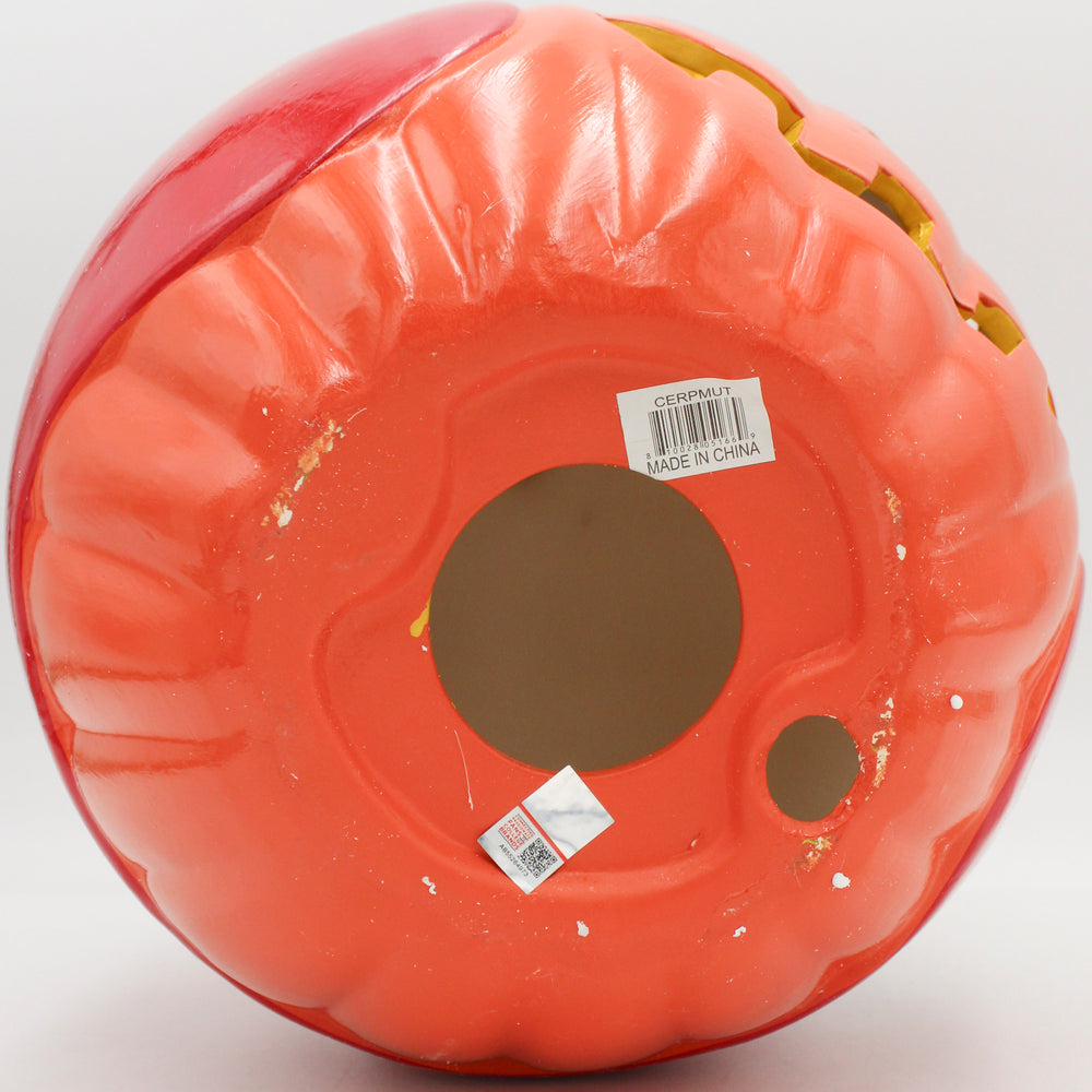 UTAH UTES CERAMIC PUMPKIN HELMET 10"