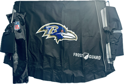 NFL BALTIMORE RAVENS FROST GUARD WINTER WINDSHIELD COVER