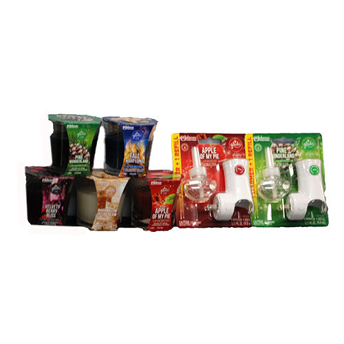 GLADE HOLIDAY SCENT ASSTMT 60CT