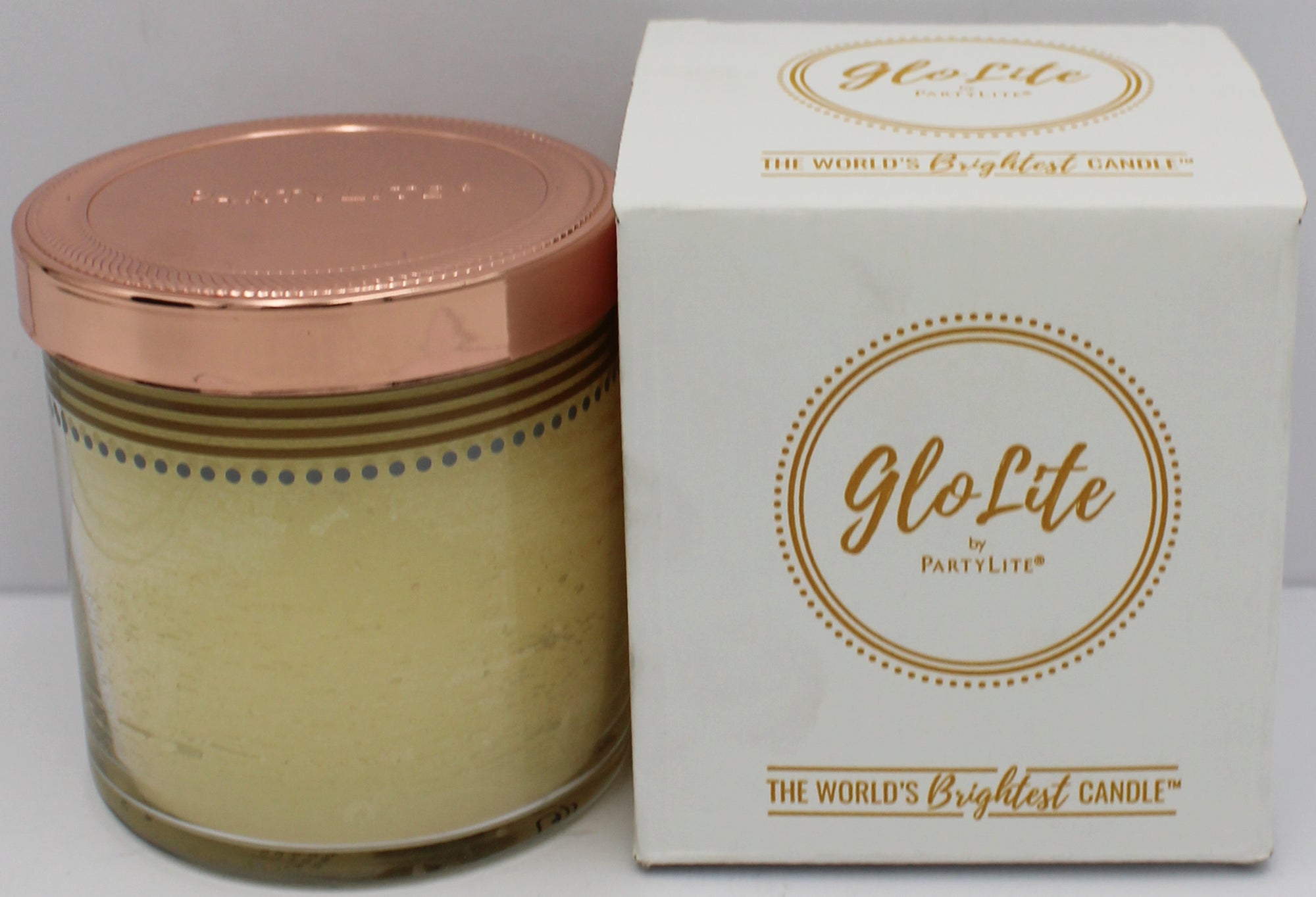 PARTYLITE GLO BLACK CHERRY ORCHARD SCENTED JAR CANDLE 15.5oz