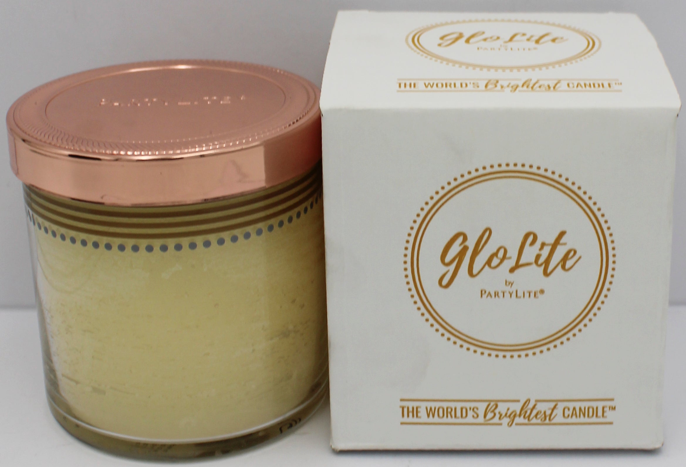 PARTYLITE GLO BLACK CHERRY ORCHARD SCENTED JAR CANDLE 15.5oz