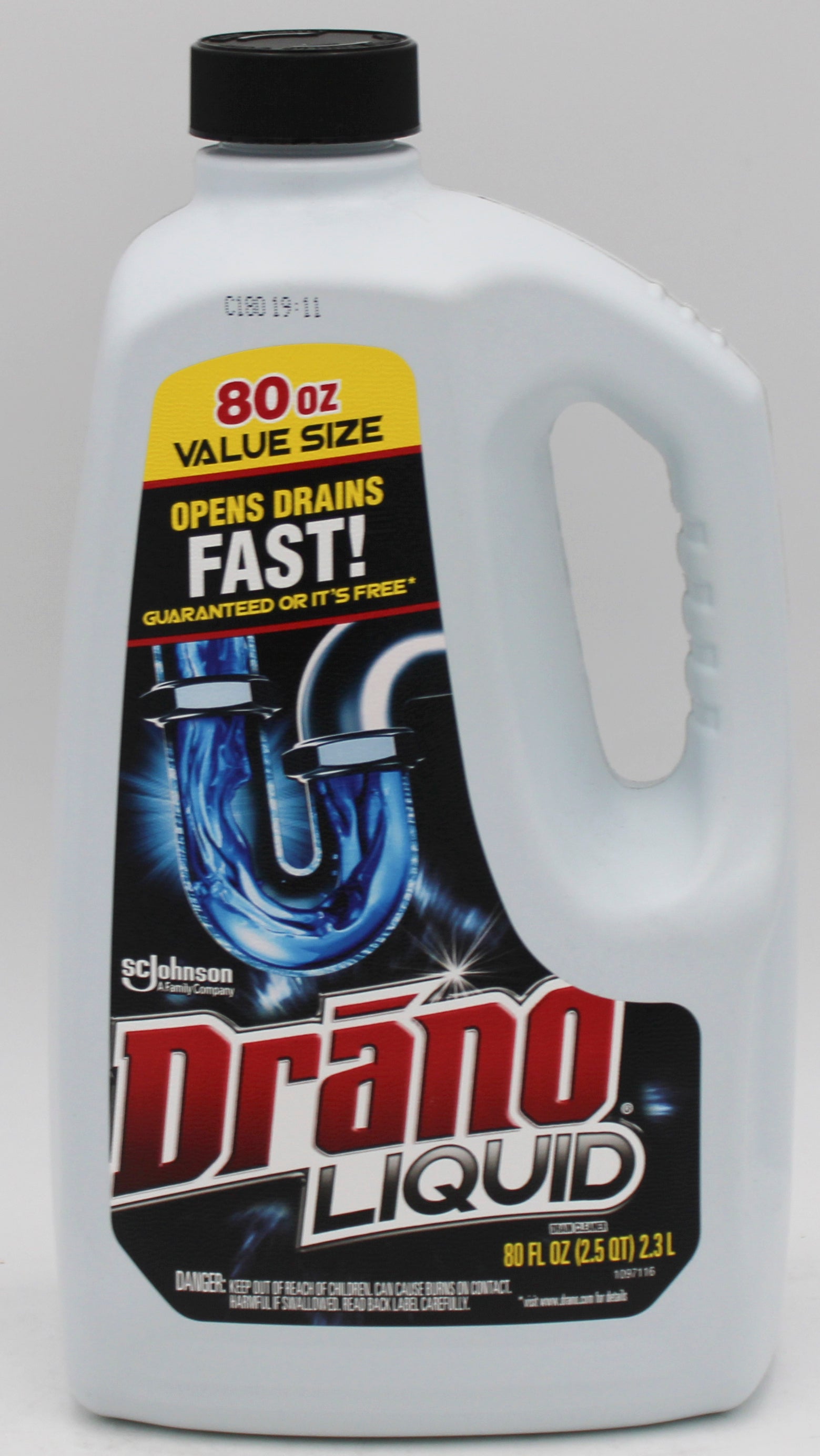 SP DRANO LIQ.DRAIN CLEANER 80oz.