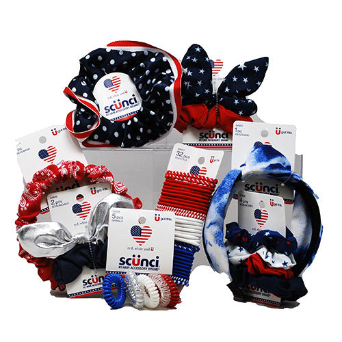 Scunci Americana Hair Accessories Display Unit