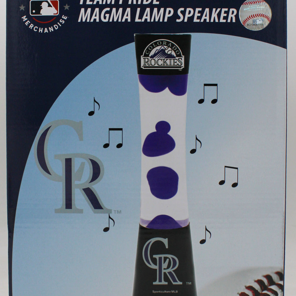 NHL COLORADO ROCKIES LAVA LAMP SPEAKER 16.5"