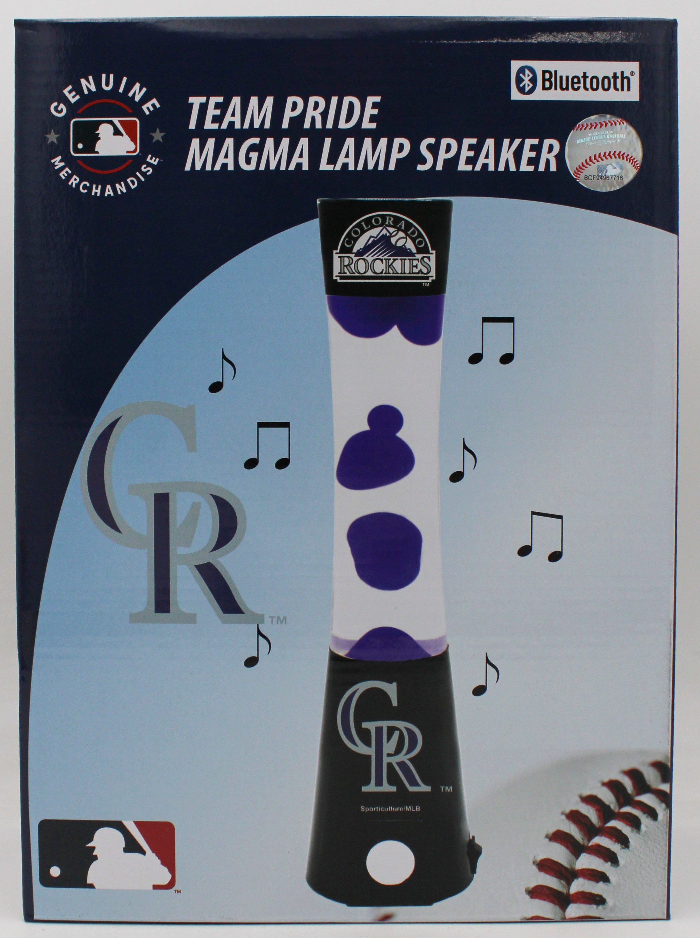 NHL COLORADO ROCKIES LAVA LAMP SPEAKER 16.5"