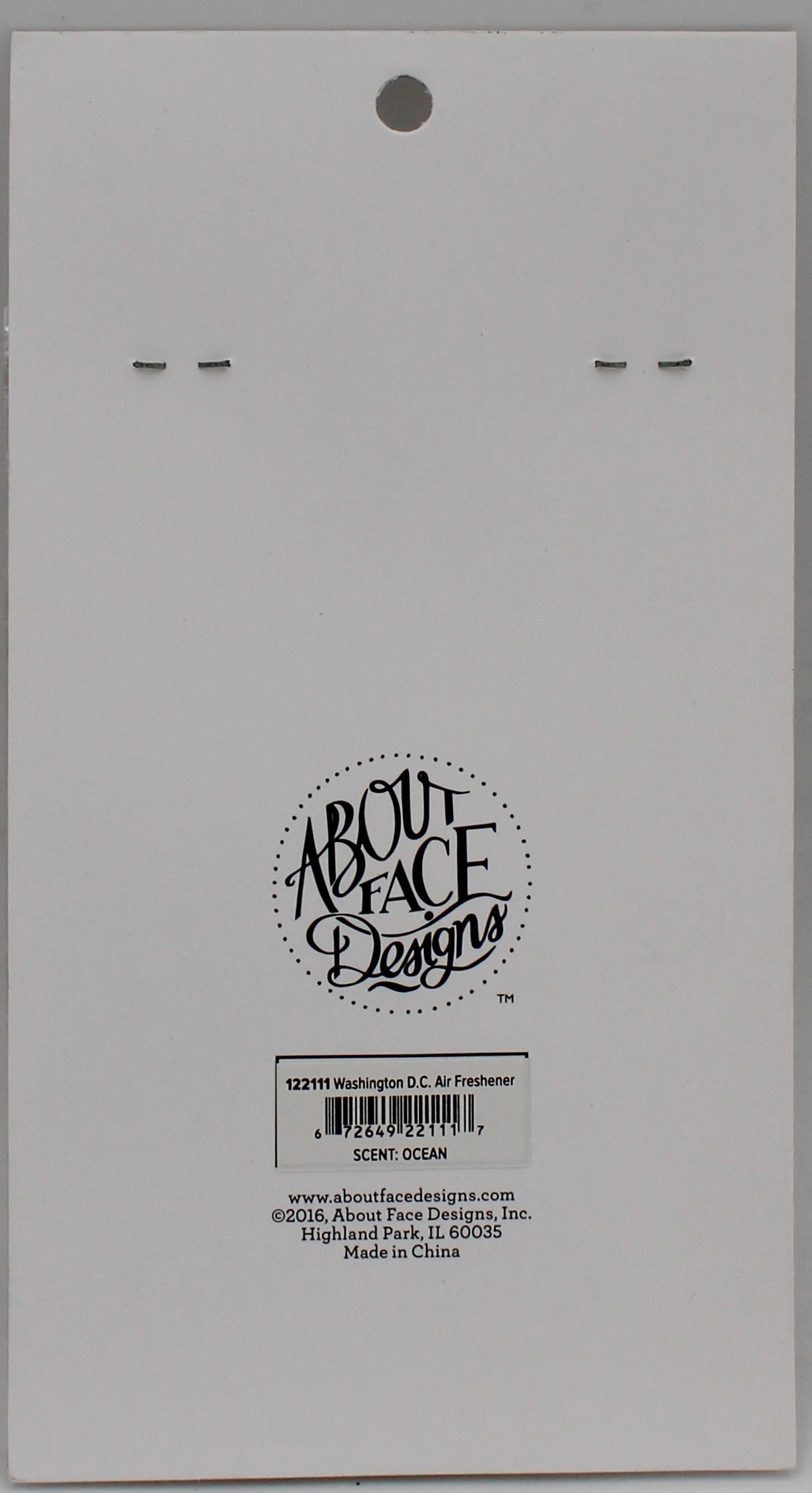 WASHINGTON DC AIR FRESHENER 2pc