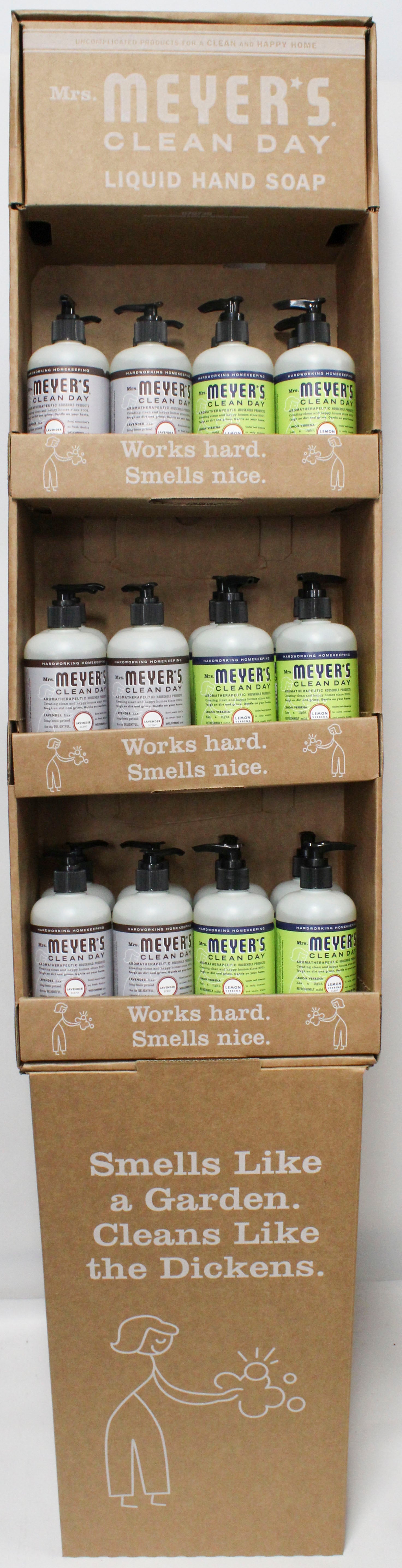 MRS MEYERS 12.5oz HAND SOAP DISPLAY