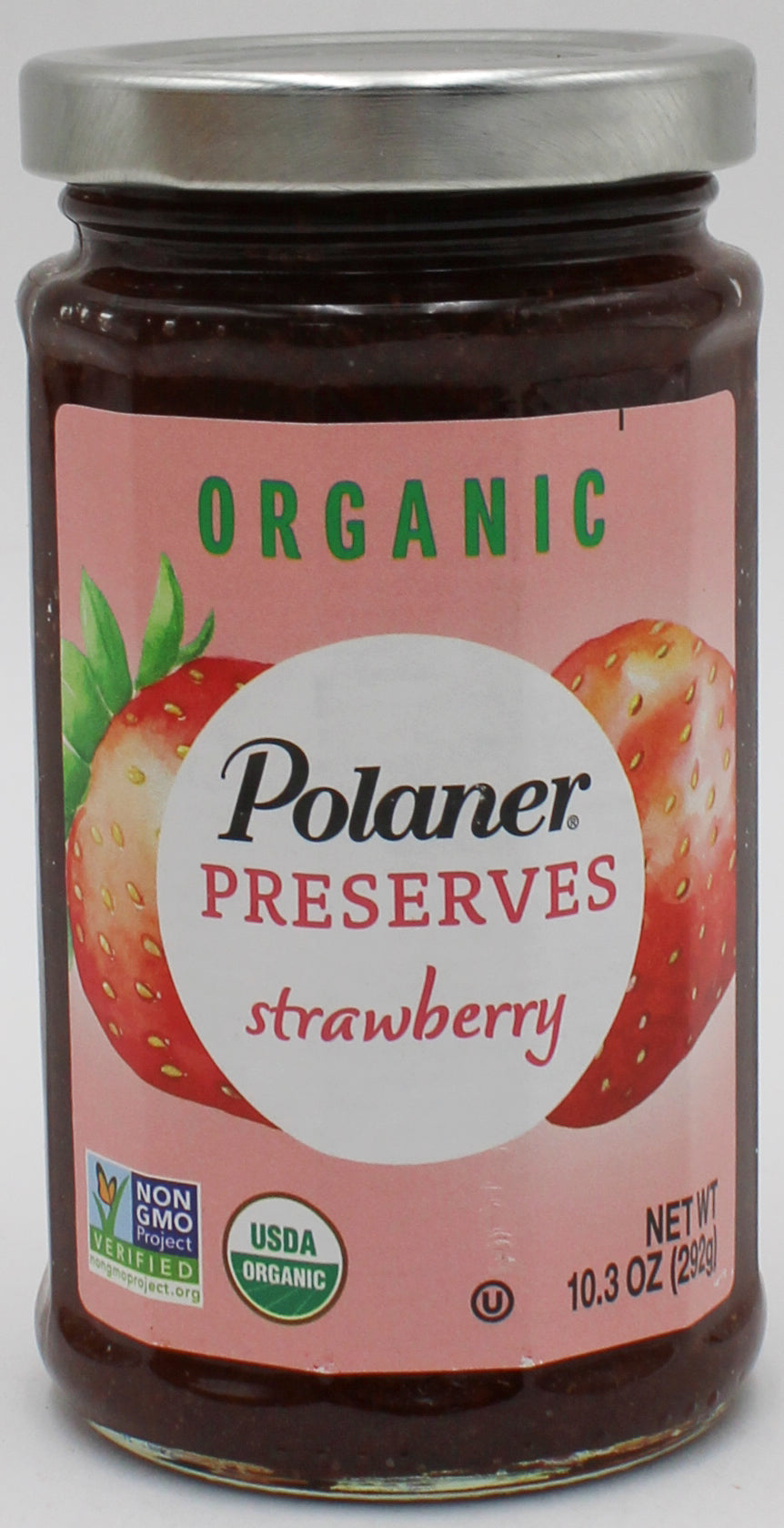 POLANER ORGANIC STRAWBERRY PRESERVES 10.3 Oz BB 1/27/27