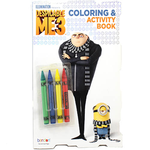 SP DESPICABLE ME 3 COLOR/ACTVTY BOOK.