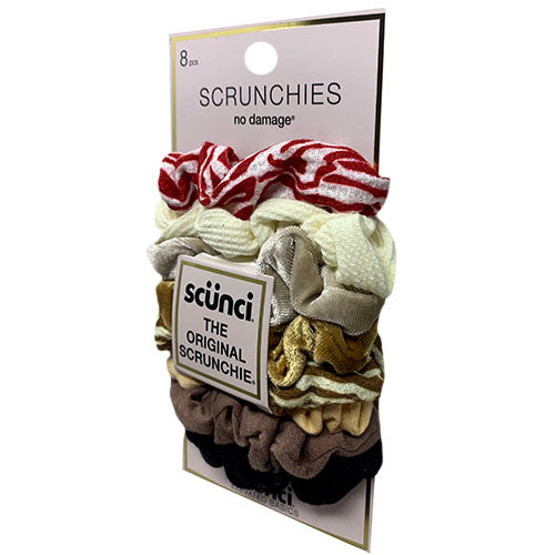 SCUNCI SCRUNCHIES 8CT ASST-NI.