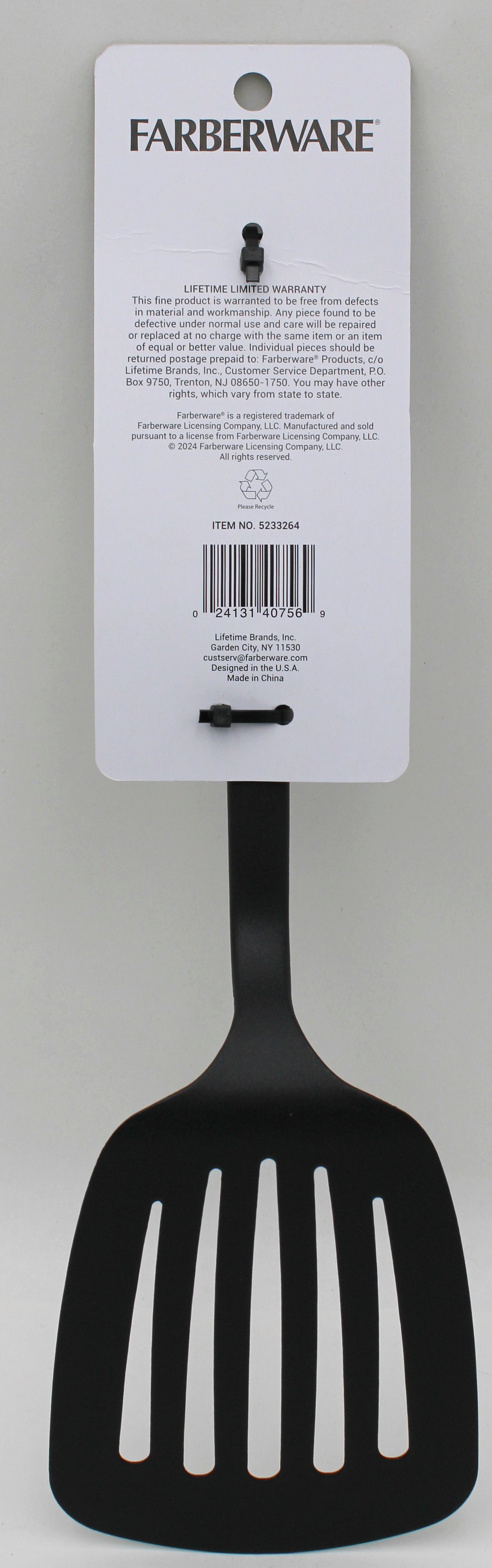 FARBERWARE BASIC NYL SLOTTED TURNER NI
