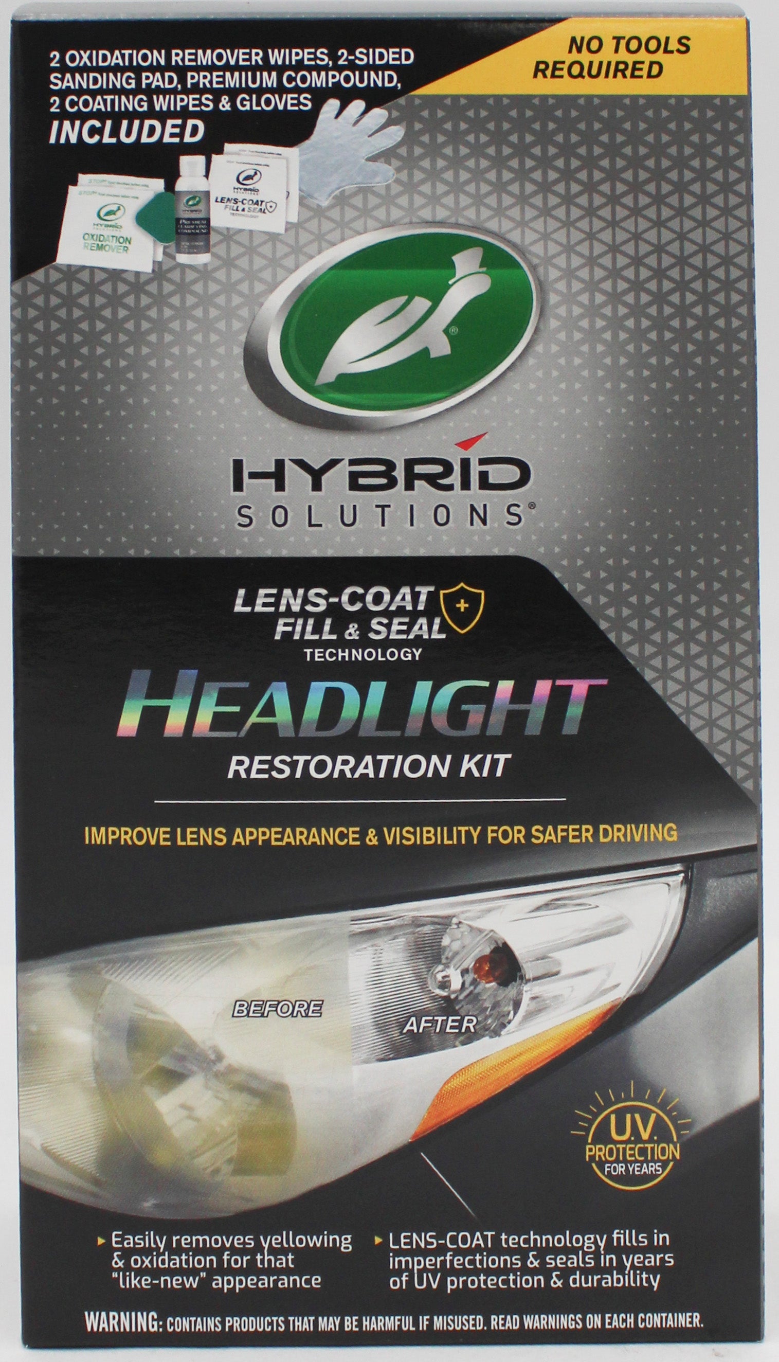 SP TURTLE WAX HYBRID SOLUTIONS HEADLIGHT RESTORATION KIT