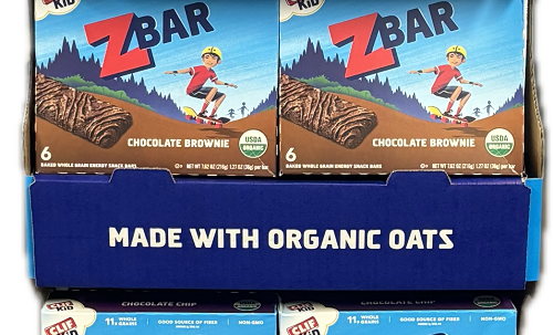 CLIF ZBAR  46 BOXES PER DISPLAY BB 5/6/2025 266 TOTAL BARS PER SHIPPER