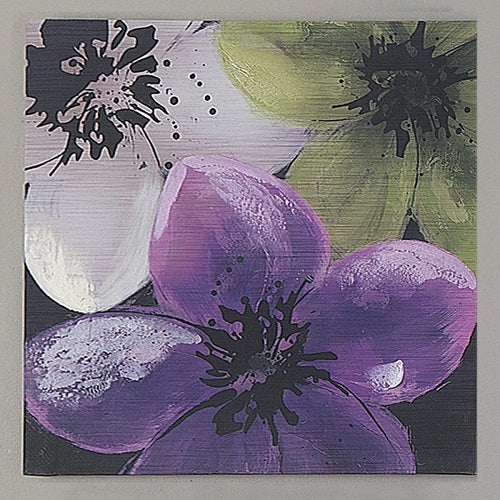 VALLEY FLORAL CANVAS PRINT 20"L x 20"W