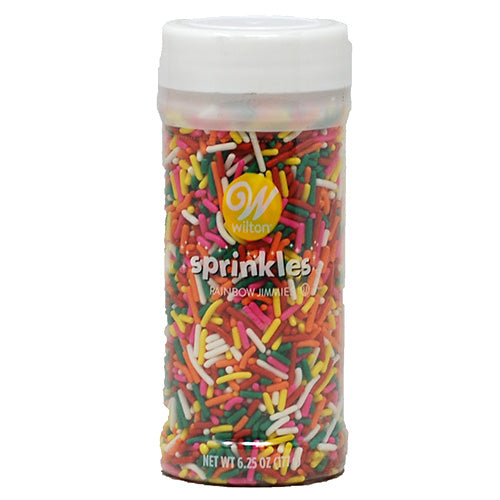 WILTON SPRNKLES 6.25oz-RAINBW JIMMIES
