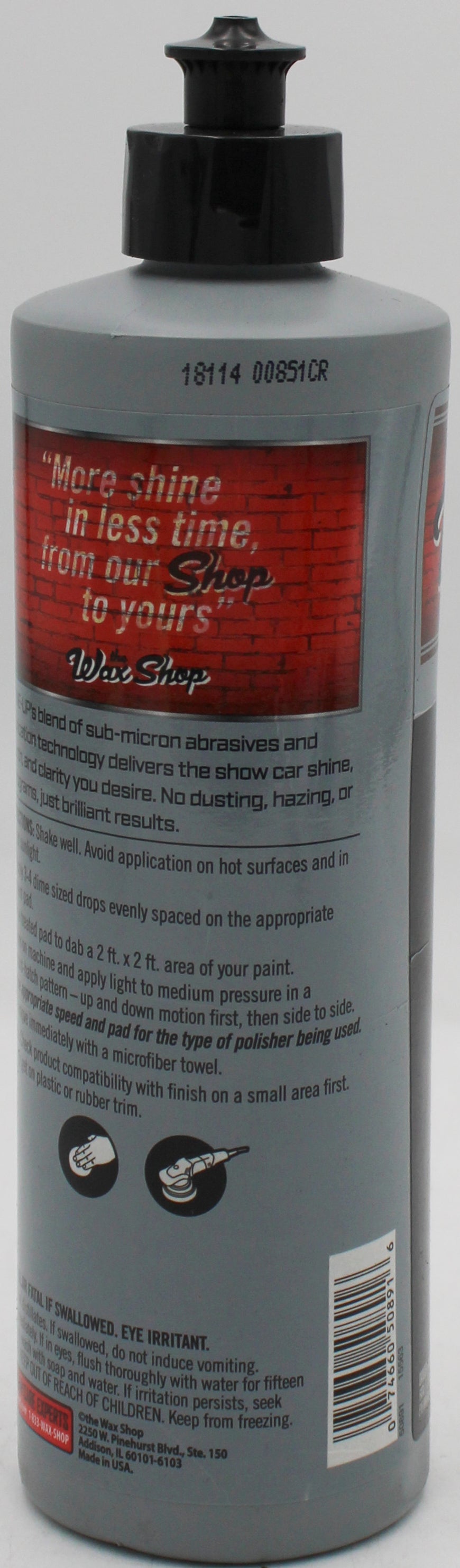 WAX SHOP FINE POLISHNG COMPND 16oz