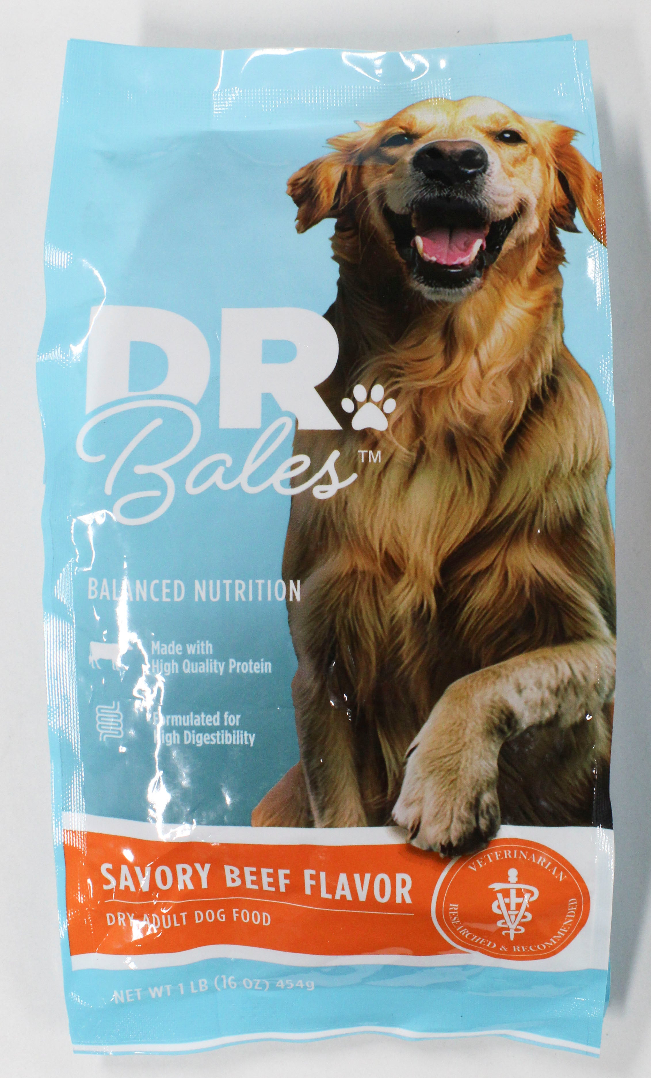 DR.BALES DRY DOG FOOD BEEF FLAVOR 16oz EXP 2/15/2027